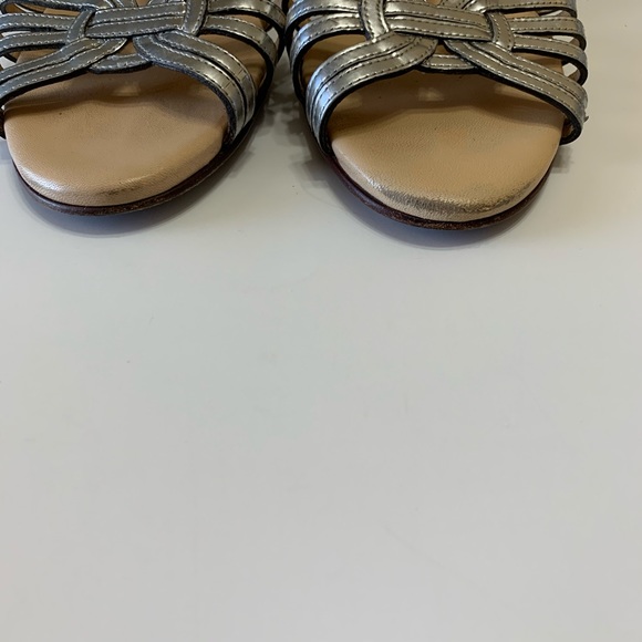 Cole Haan Nike Air silver strappy slingback sandal - Picture 5 of 7